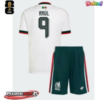 Meksyk Raul Jimenez #9 Koszulka Wyjazdowa dzieci MŚ 2026 Krótki Rękaw (+ krótkie spodenki)